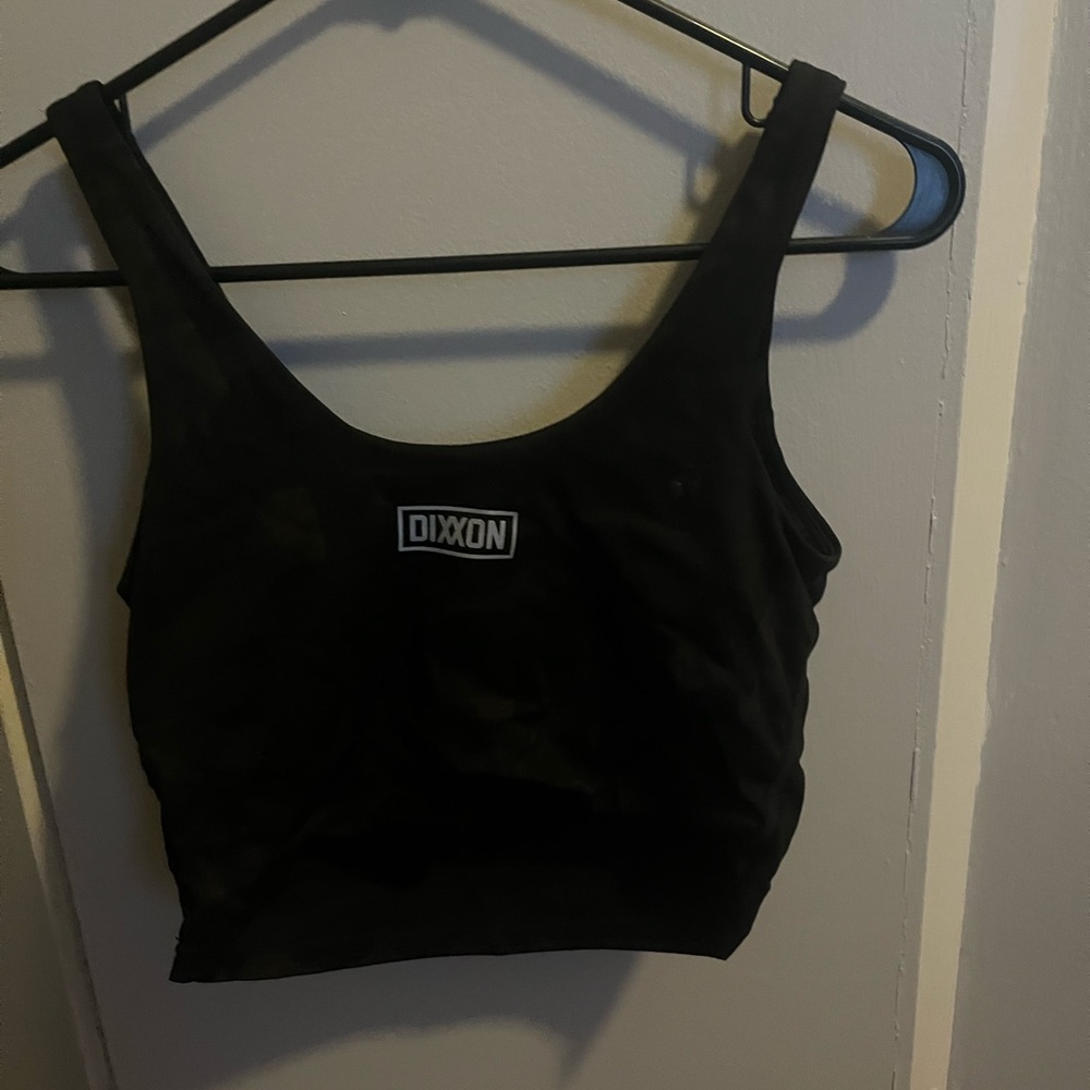 Dixxon small black camo sport bra